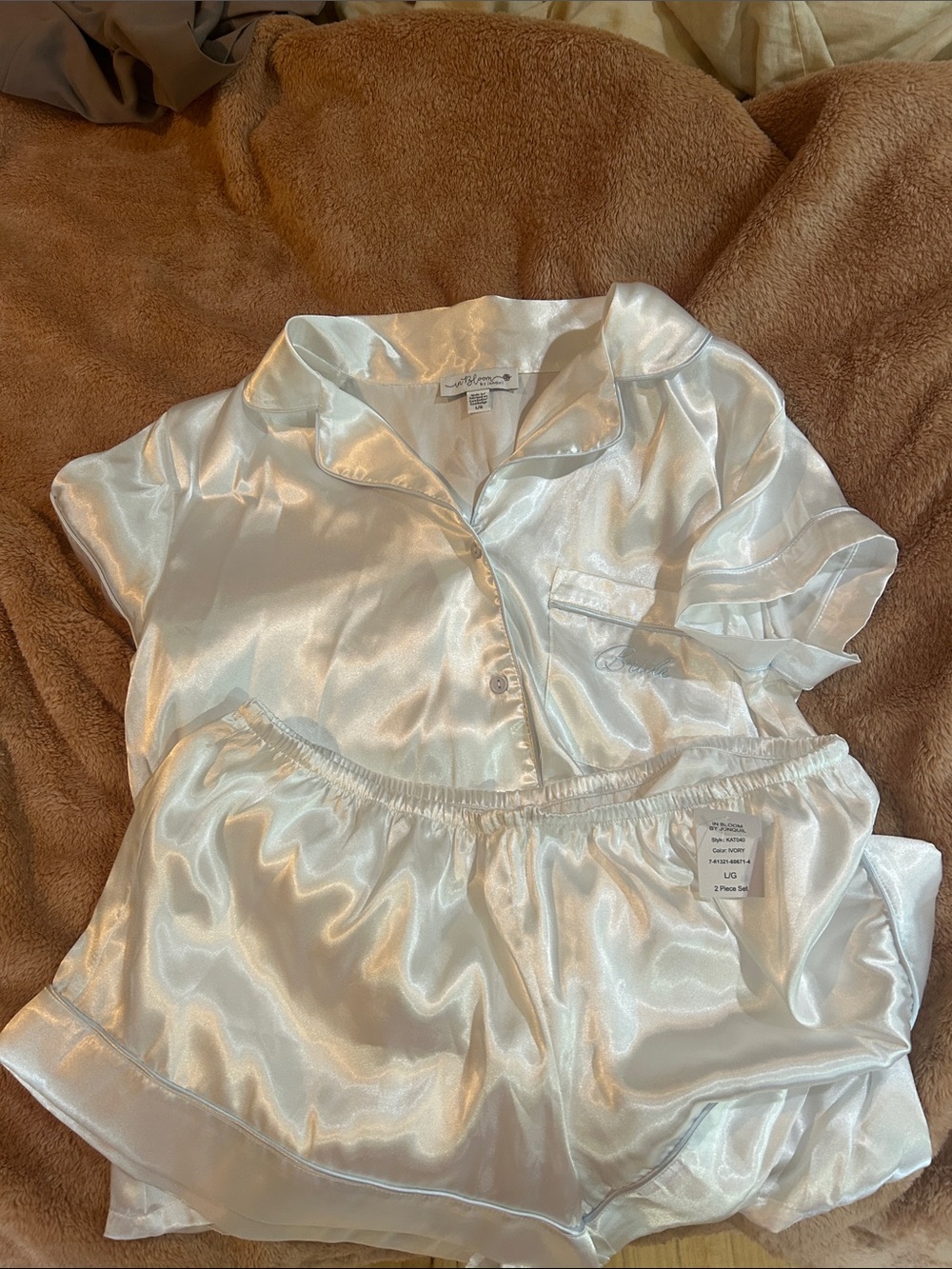 IN BLOOM by Jonquil bridal PJ set